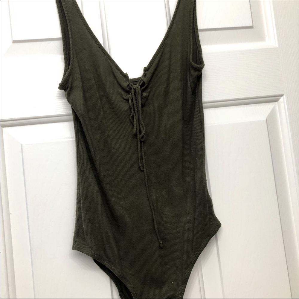 Pacsun Olive Bodysuit